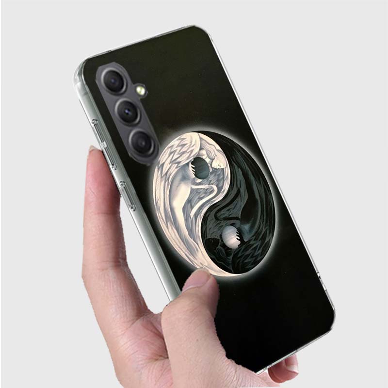 Eight Diagrams Taiji Yin Yang Phone Case for Samsung A16 A26 A36 A56 A17 A37 A57 A07 A06 A02S A03 A04S A05S Galaxy Note 20 10 A5