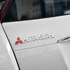Car  3D Aluminum Badge Car Styling Body Car Side Fender Decorative Sticker For MITSUBISHI Lancer EX Competition Outlander ASX