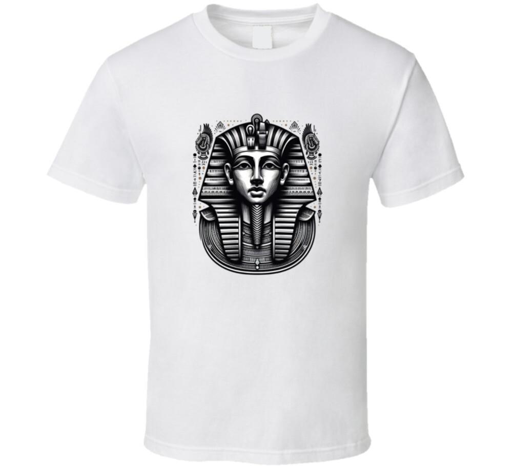 Pharaoh Style King Tut Egyptian Pyramids Hieroglyphs Sphinx History T Shirt