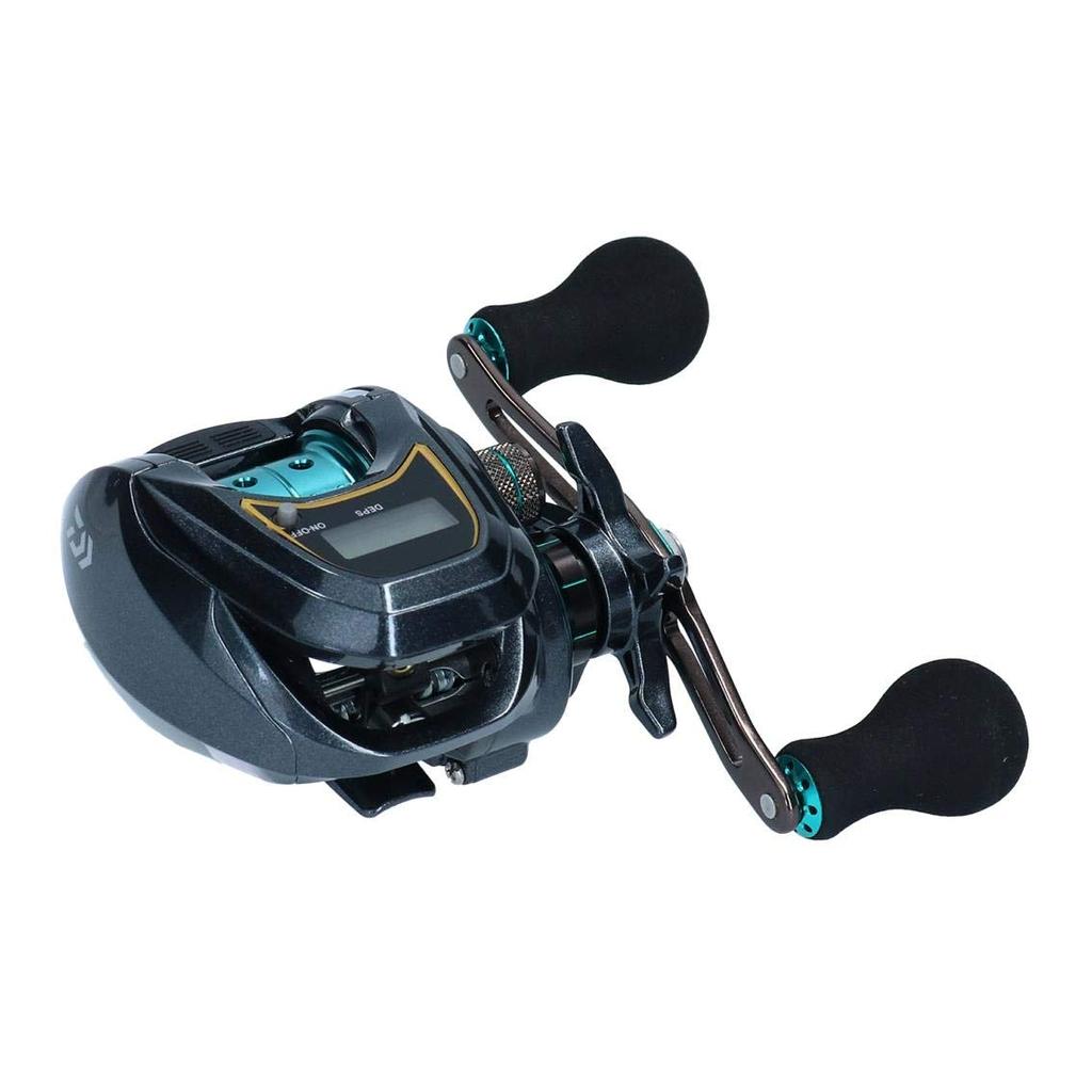 DAIWA LIGHT SW X IC SS L Катушка для приманки со счетчиком черного и синего цветов