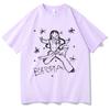 Singer Beabadoobee Beatopia Album Tshirt Fashion Oversized Streetwear Summer Male Vintage Tshirt Unisex Pure Cotton T Shirts