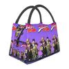 Jojo Bizarre Adventure Аниме Мультфильм Изолированная Сумка для Ланча Bento Хранение Контейнеры для Еды Контейнер Термосумка Ланч-бокс Сумка-тоут