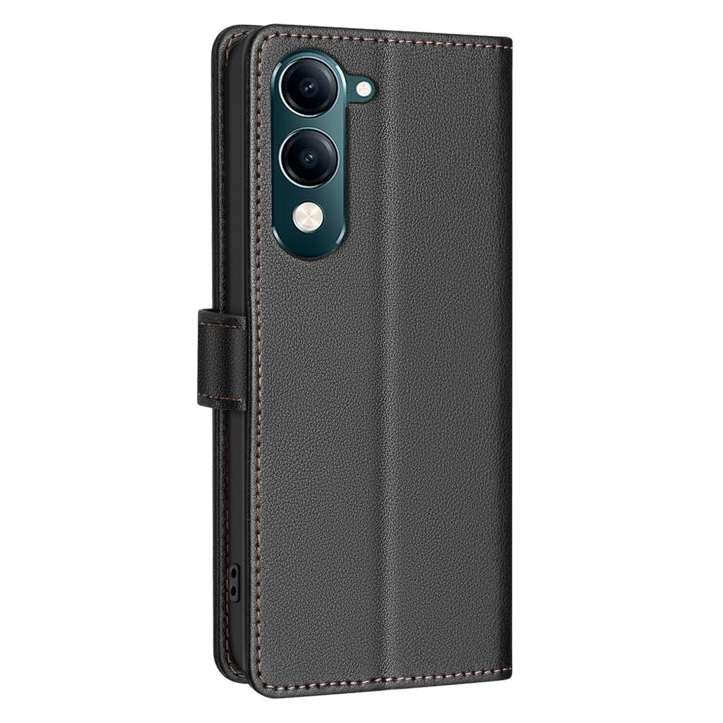 BINFEN COLOR BF32 For Vivo Y29s 5G/Y04 4G Leather Case Wallet RFID Blocking Phone Cover