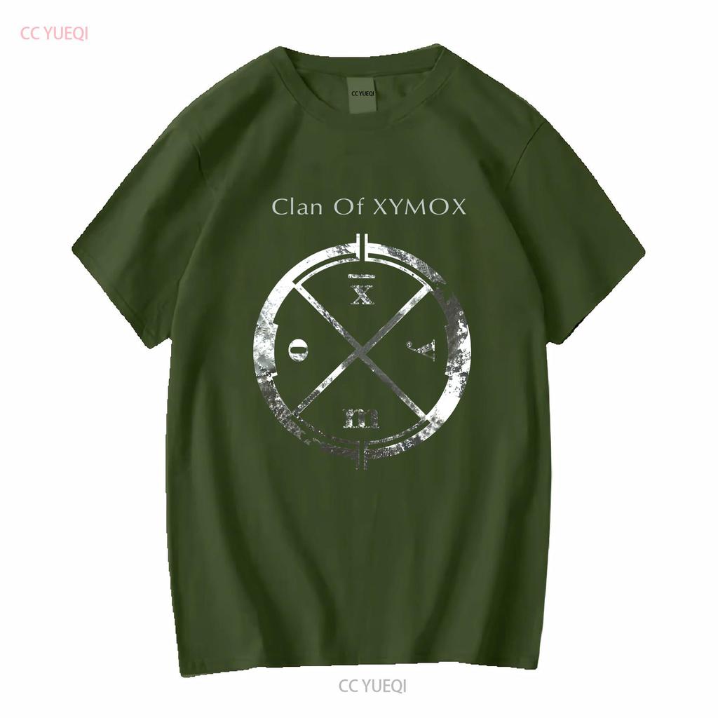 Clan Of Xymox T Shirt Alt Rock Goth Dark Wave Band long or short sleeves vintage Washed designer clothes Casual streetwear