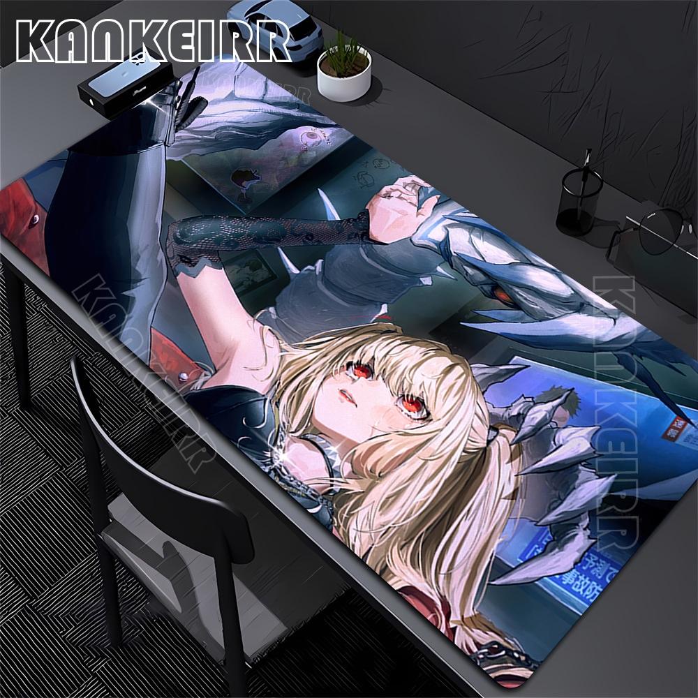 Anime Death Note Mouse Pad Pc Computer Gamer Lock Edge Mousepad Keyboard Cute Misa Amane Light Yagami Extended Deskmat Pc Gaming