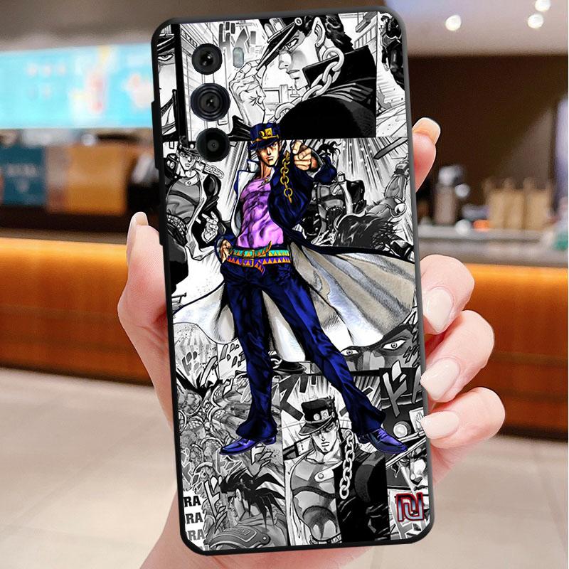 Чехол для телефона Motorola Edge 50 40 Pro 60 50 40 30 Ultra Neo Fusion Moto G85 G72 G53 G54 G84 G13 G32 JoJo's Bizarre Adventure