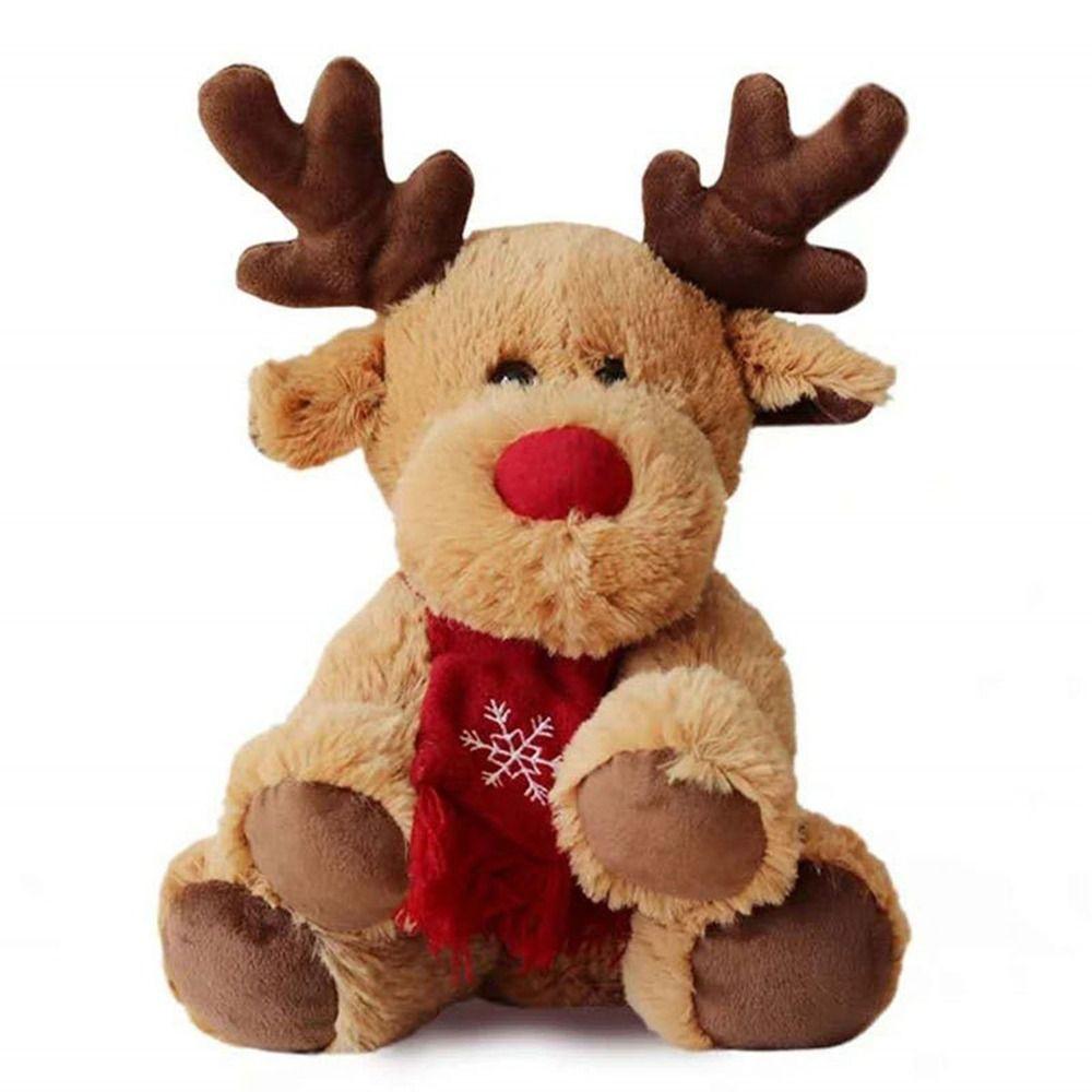 30cm Dolls Accessories Cartoon Doll Toys Elk Elk Plush Toys Stuffed Toy Christmas Gifts Plush Doll