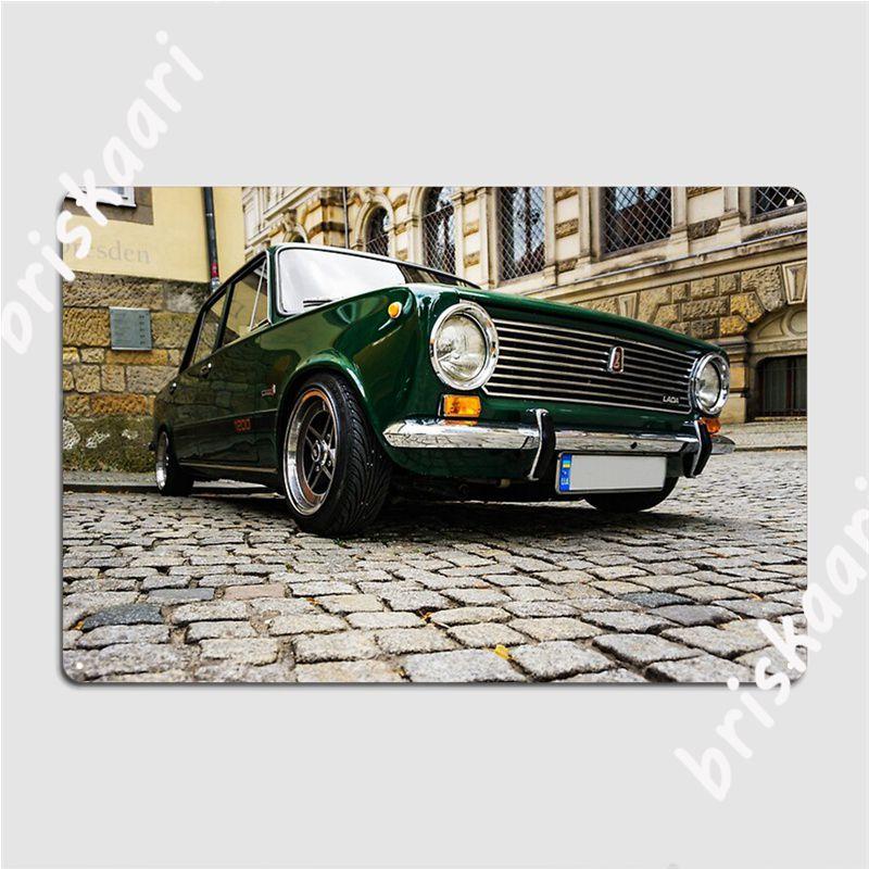 Lada 1200 Metal Signs Wall Pub Mural Funny Wall Decor Tin Sign Posters