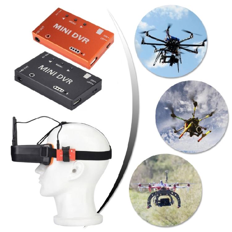 Мини-модуль FPV DVR со встроенной батареей Видео- и аудиорегистраторы Квадрокоптеры Мультироторы Автомобильные FPV DVR-мониторы