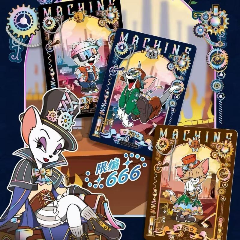 Genuine Tom and Jerry Collectible Cards Series 3 Happy Enemies Cartoon Tom Cards Anime Merchandise Holiday Gifts