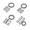 2 Pairs MC-51 MC-52 MC-56 MC-58 Wired Magnetic Door Window Contact Sensor NC NO Reed Switch for Metal Gate Security Alarm System Replacement Sensors2