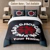 Custom Bedding Set Red Hot Chili Peppers Pattern, Print Name Text 1 Duvet Cover plus 2 Pillowcases Home Textile