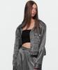 UUM Gloss Bio Crop Jacket Gray