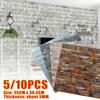 3D Wall Stickers Foam Bricks Wallpaper Background Wall Living Room Decoration Stickers Anti-Collision Adhesive Texture Brick