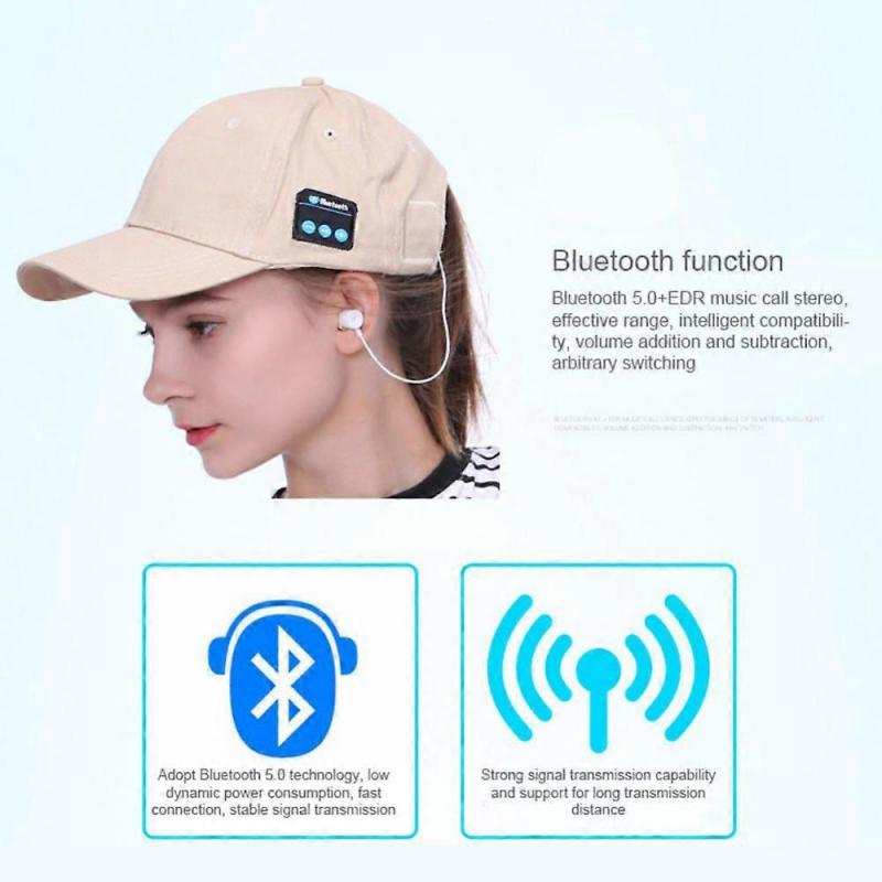 Bluetooth Кепка Беспроводная Умная Спортивная Шапка Музыкальная Бейсболка Для Мужчин Женщин
