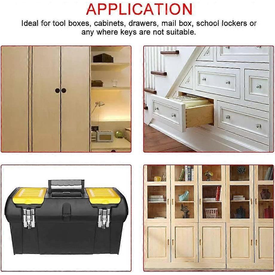 Digital Keypad Code Lock Combination Cam Cabinet Silver Convenient Password Security Coded Lock