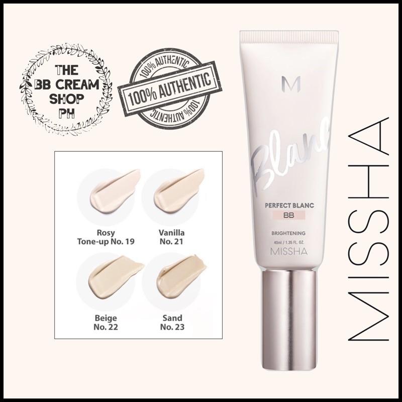 MISSHA M Perfect Blanc BB SPF 50+ 40ml (4 Colors) AUTHENTIC STORE