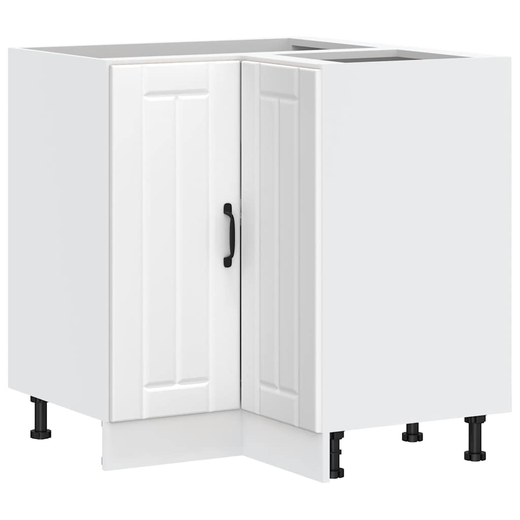 Lucca White Kitchen Corner Base Cabinet