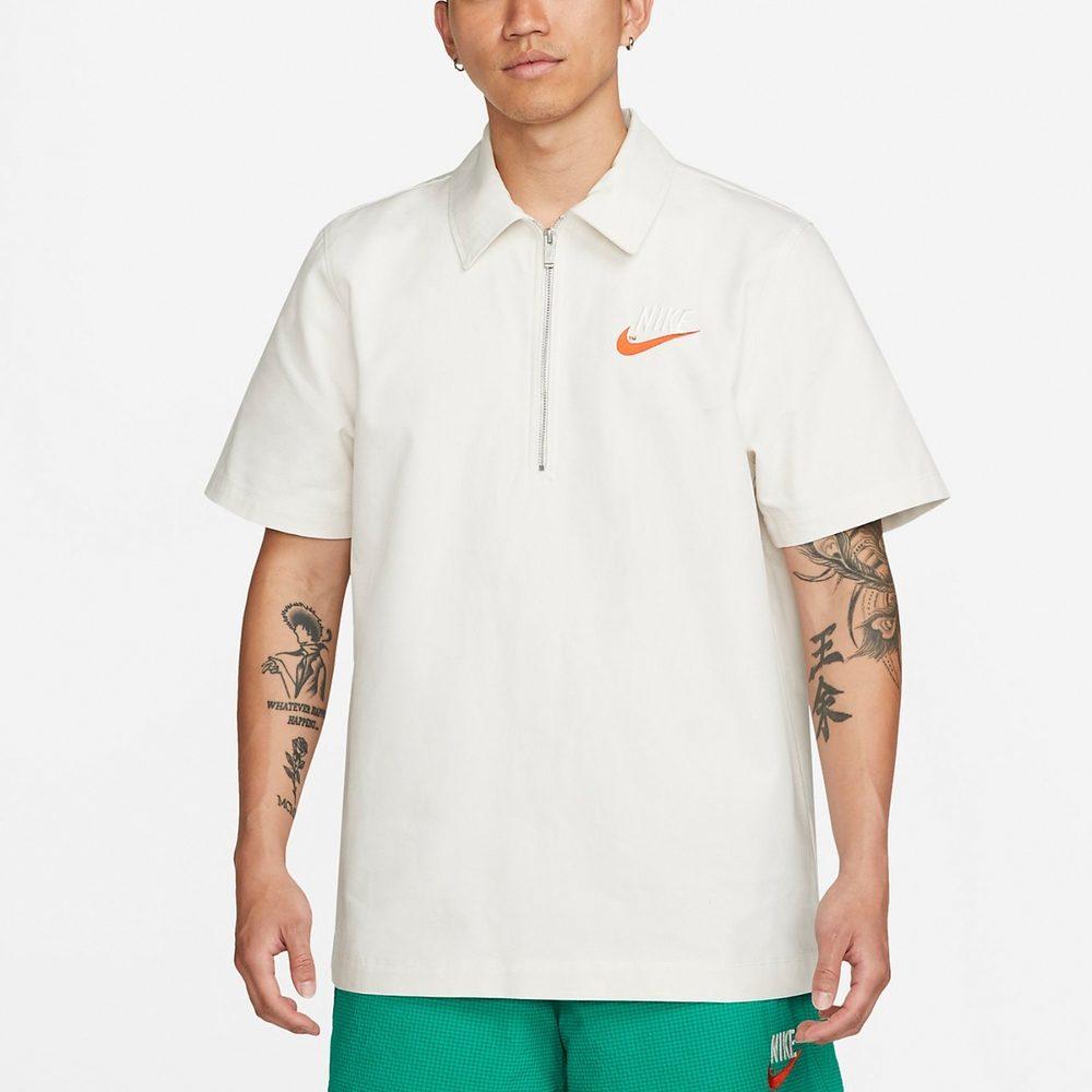 Nike Спортивная рубашка-поло мужская белая DM5284-030
