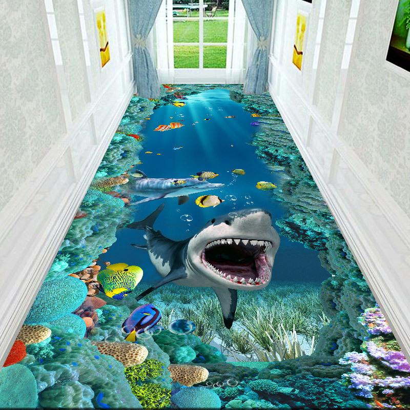 Новый 3D забавный приключенческий коврик для коридора, спальни, кухни, напольный коврик, украшение, игровой коврик, идиллический ковер для гостиной