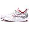 Li Ning Yue Ying 3.0 Simple Trendy Breathable Shock Absorption Non-Slip Low-Top Running Shoes Men Sneakers White Red ARHU023-6