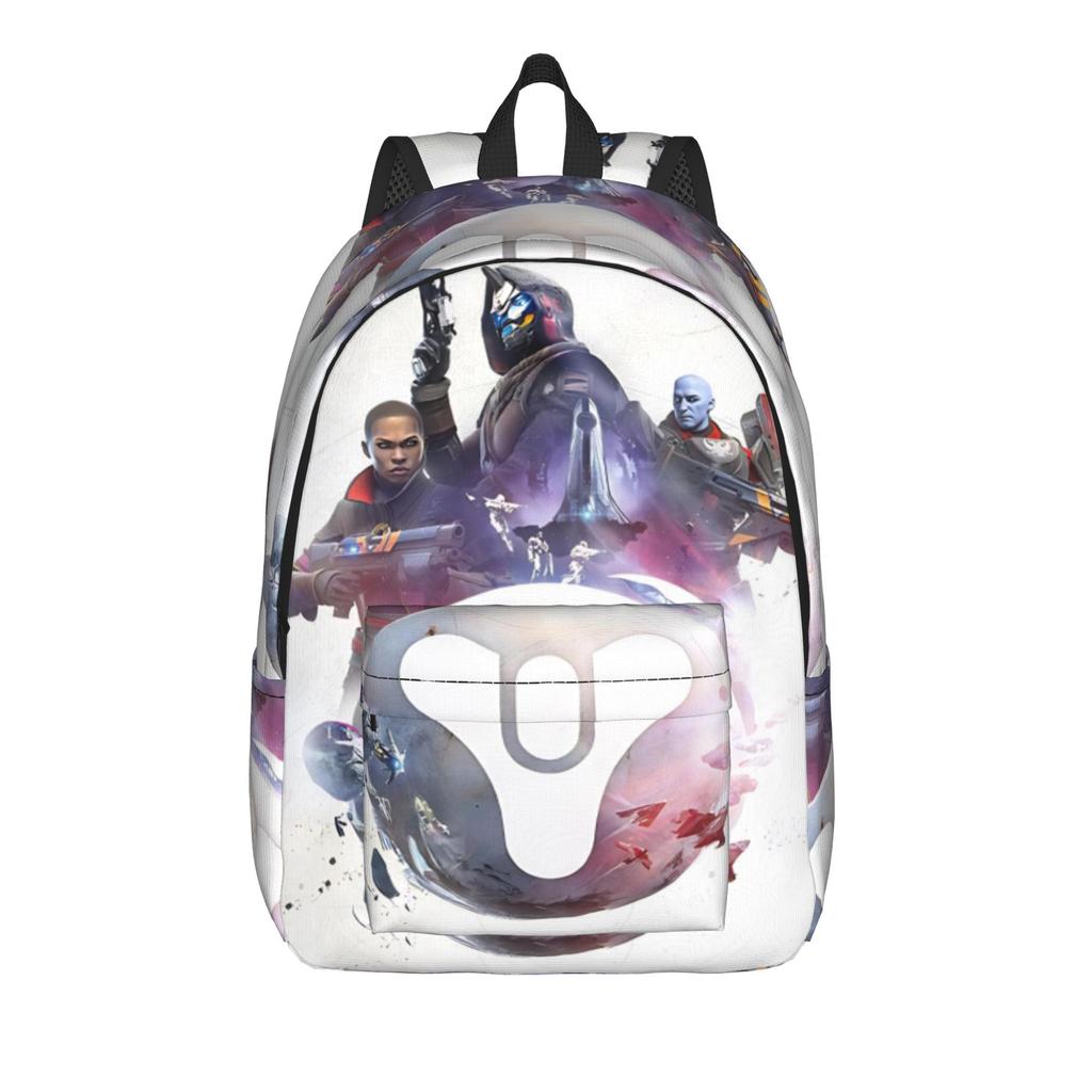 Destiny 2 Игры Повседневный Рюкзак Прочный Студенческий Рабочий Daypack для Мужчин Женщин Ноутбука Компьютера Холщовые Сумки