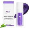 V34 Purple Toothpaste Remove Plaque Smoke Stains Removal Odor Oral Refreshing Brightening Whitening Teeth Oral Cleaning