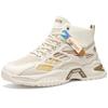 Autumn Men's Shoes New Breathable High-top Shoes Men's Trend Versatile Platform Mesh Sports Shoes Casual Shoes Men