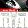 Для Nissan Teana J31 2004-2007 Внутренняя центральная консоль Ручка двери 3D 5D Углеродное волокно Наклейки на автомобиль
