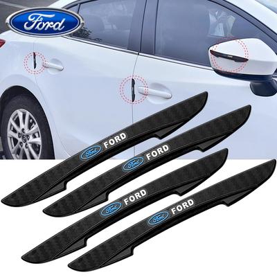 Автомобильная наклейка Ford 4 шт. Резиновая наклейка-защита края двери автомобиля Антиколлизионные Антицарапины Полоски для Ford Mondeo Focus 2 3 4 Обязательно