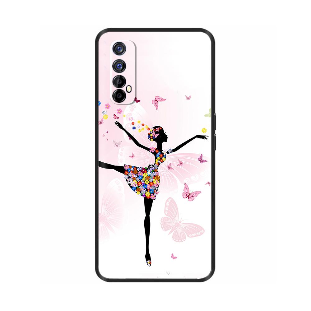 Чехол для OPPO Realme 7 realme7 RMX2155 7Pro Стильный Расписной Чехол Чехлы для Телефона Для OPPO Realme 7 Pro Fundas Coque Бампер