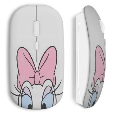 Беспроводная Мышь - MANIACASE - Головка Маргаритки - USB Wifi - Совместима с Mac и ПК - Белый