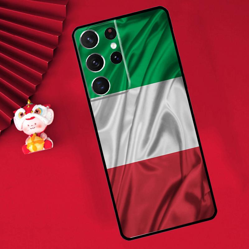 Итальянский Флаг Италии Чехол Для Samsung Galaxy S24 S26 Ultra S21 S22 S20 S23 S25 Ultra Plus S10 S25 FE Крышка Funda