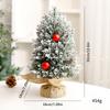 New Christmas Tree Tabletop Ornament Christmas Scene Tree Red Fruit Plastic Pot Christmas Tree Ornament Ornament