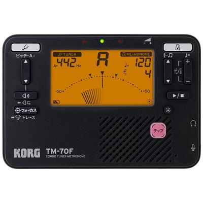 KORG Tuner Metronome BK Black Сделано в Японии Духовой оркестр TM-70F