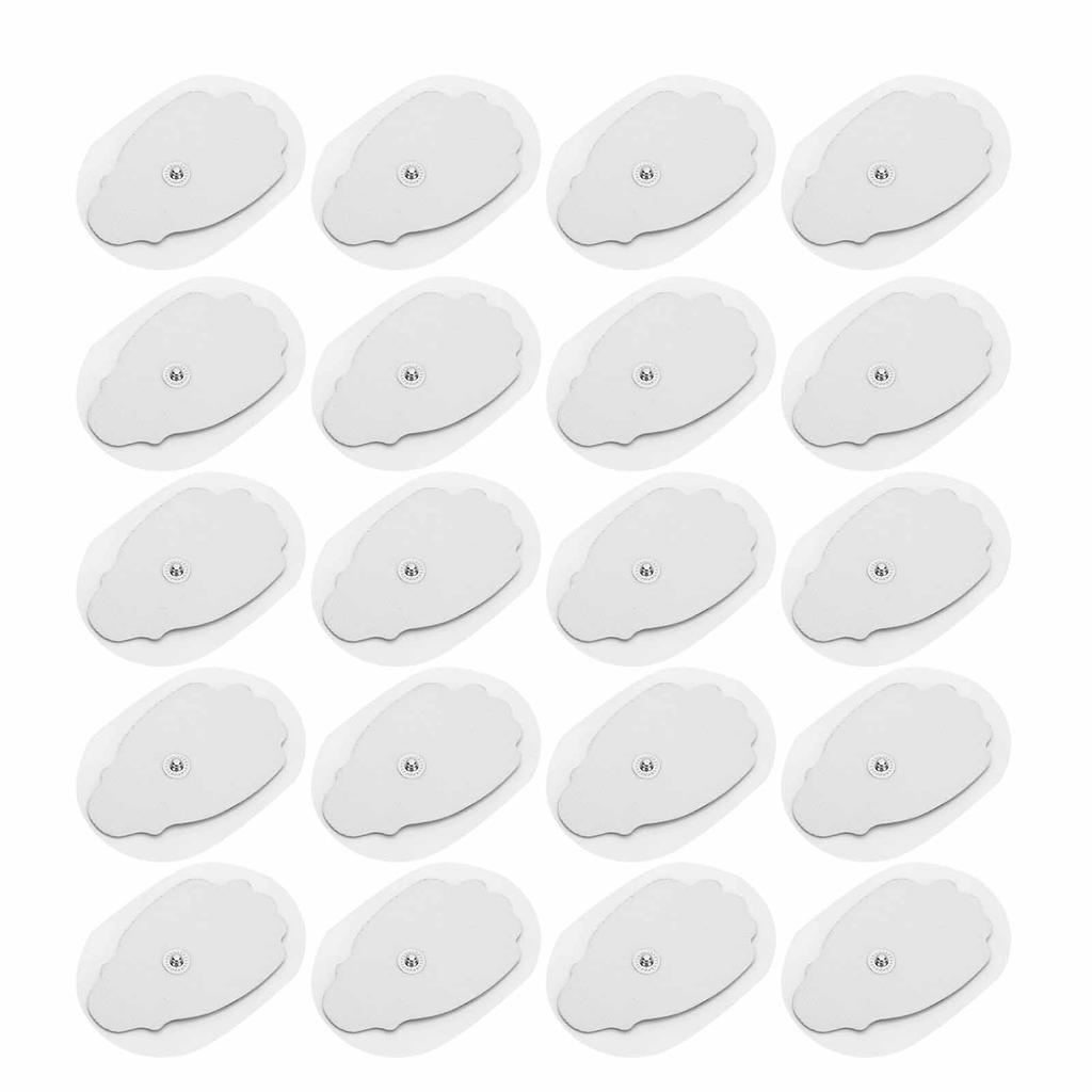 20 шт / пакет Нетканые электродные накладки кнопочного типа для TENS-массажера, аппарата для физиотерапии