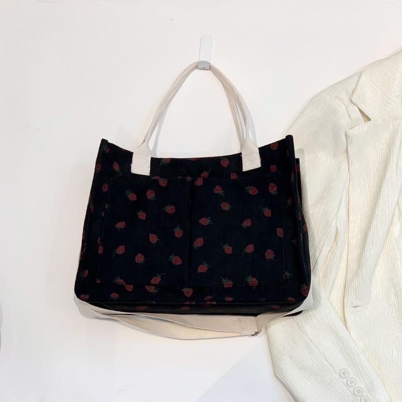 Simple Casual Personality Fashion Single Shoulder Tote Shopping Bag Tote Bag Summer Student Cloth Bag