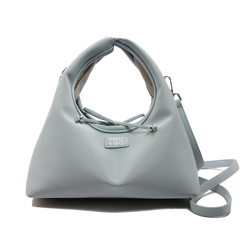 Корейская версия повседневной универсальной портативной сумки-пельменя из мягкой кожи женская весенне-летняя популярная маленькая свежая простая ветрозащитная легкая сумка-мессенджер