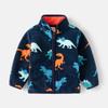 Children S Printed Fleece Coat Boys and Girls Warm Fleece Coat In Autumn and Winter Clothes with Cardigan Collar Childrens Clothing.