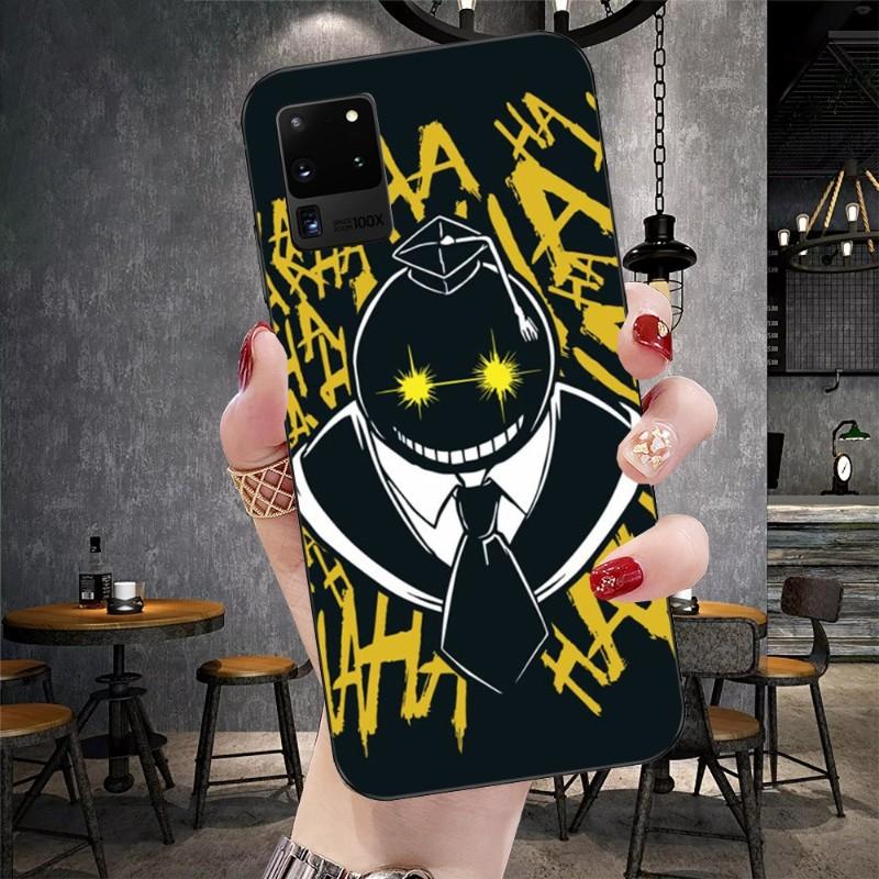 Чехол для телефона Assassination Classroom для Samsung Galaxy S6 S7 S8 S9 S10 S21 S22 Plus Ультрамягкий черный чехол для телефона