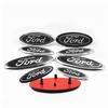 PLWD4 For Ford Fiesta Focus 2 3 Mondeo Edge Ranger Fusion Kuga S-MAX Transit Car Front Grille Emblem Rear Trunk Logo Badge Accessories