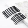 12Pcs Frosted Flat Hair Claw For Women Ladies Girls Makeup Hair Barrettes Hair Accessories Crab Bath Clip Headwear