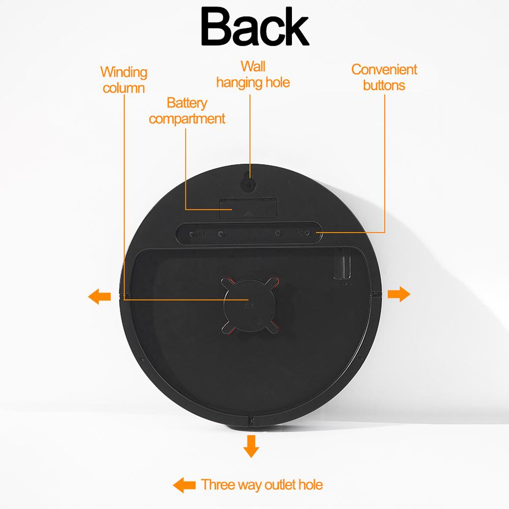 Светодиодные цифровые настенные часы с большим экраном, датой и температурой, настенные электронные часы с автоматическим затемнением для дома, гостиной, офиса