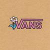 Vans Однотонная футболка с короткими рукавами и логотипом на груди, женские топы, коричневые VN0008YRYUU