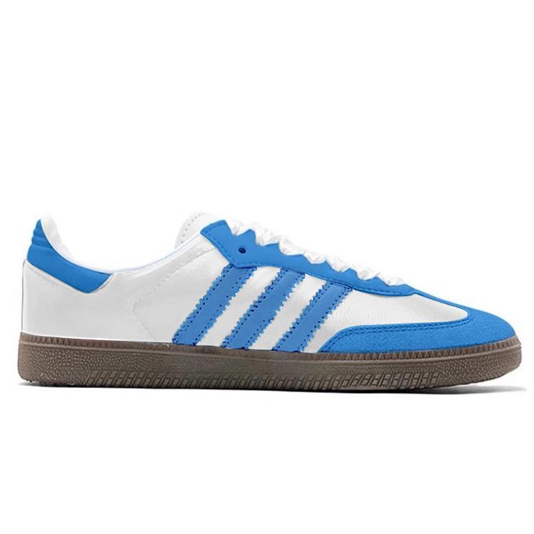 adidas Оригинальные SAMBA OG Нескользящие Устойчивые к истиранию Низкие Скейтбордические Кроссовки Унисекс Синие B75806(КомандаY-)