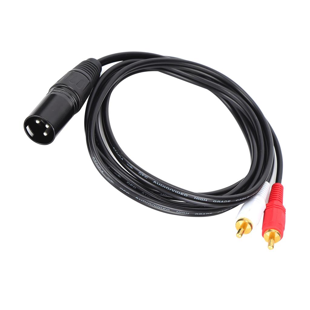 JORINDO Microphone Cable XLR Male To Dual RCA Y Splitter Balanced Signal Microphone Connection Cable