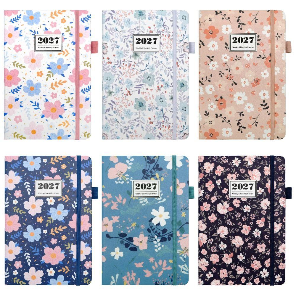 12 Months 2027 Schedule Planner Notepad English To-do List Notebook School Office Supplies