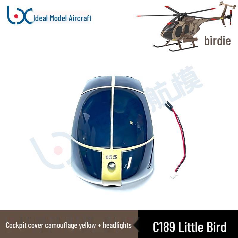RCERA Remote Control C189 Little Bird MD500 Helicopter Spare Parts Collection Model Aircraft