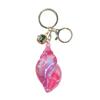 Iridescent Seashell Acrylic Keychain: Chic & Colorful Pendant for Girls' Bags & Cars