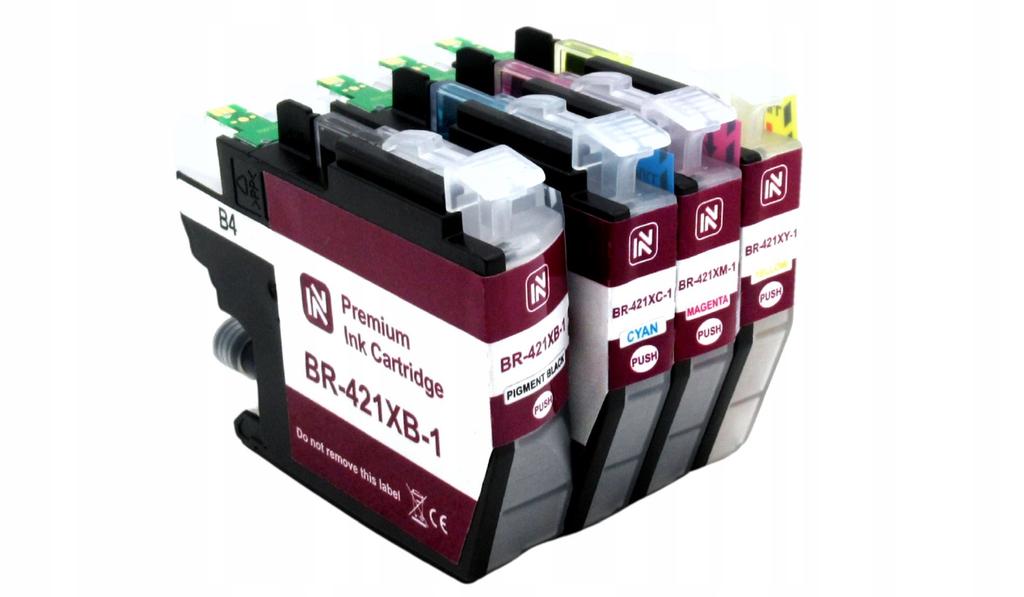 Inkdigo LC421XL ink compatible with Brother DCP-J1050DW MFC-J1010DW TÜV certified